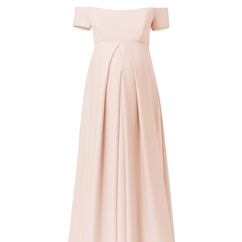 Amsale Autumn Maternity Dress